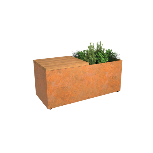 OFYR Herb Garden Bench Corten