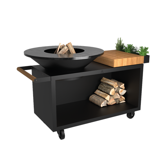 OFYR Island Black 100 PRO Teak Hout