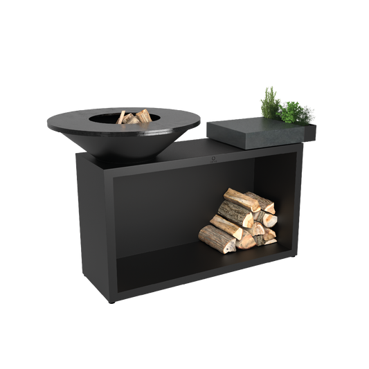 OFYR Island Black 85 Donker Grijs Keramiek