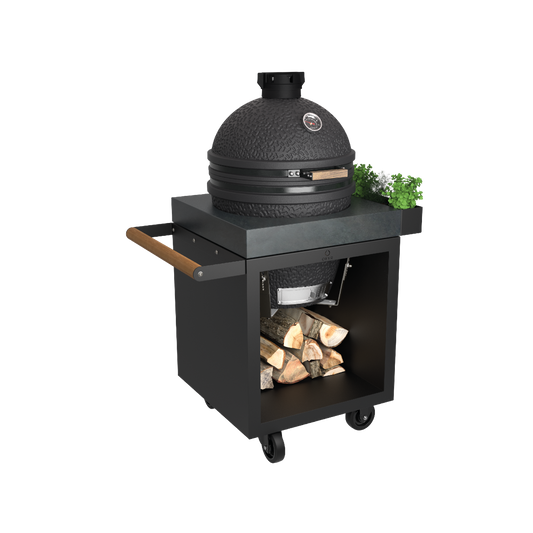 OFYR Kamado Table Black 65 PRO Concrete The Bastard