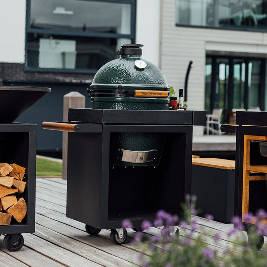 OFYR Kamado Table Black 65 PRO Concrete BGE