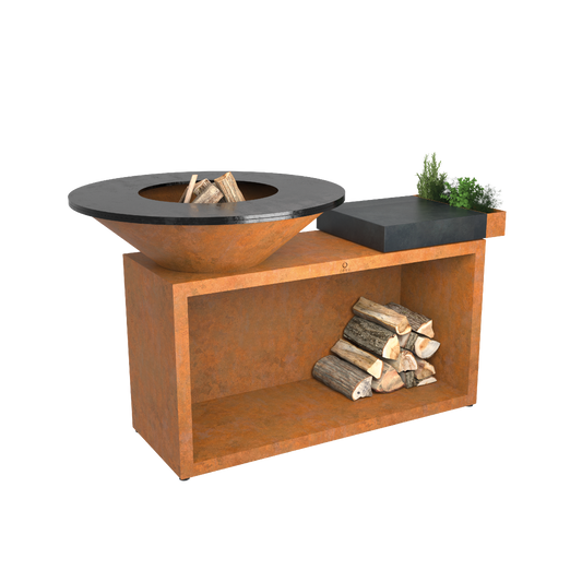 OFYR Island Corten 100 Donker Grijs Keramiek