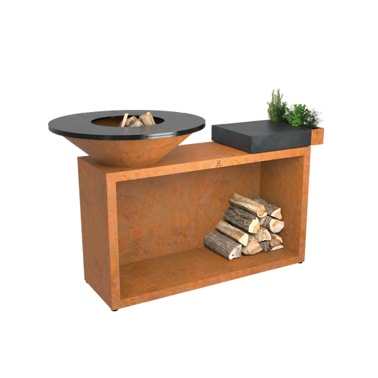 OFYR Island Corten 85 Donker Grijs Keramiek