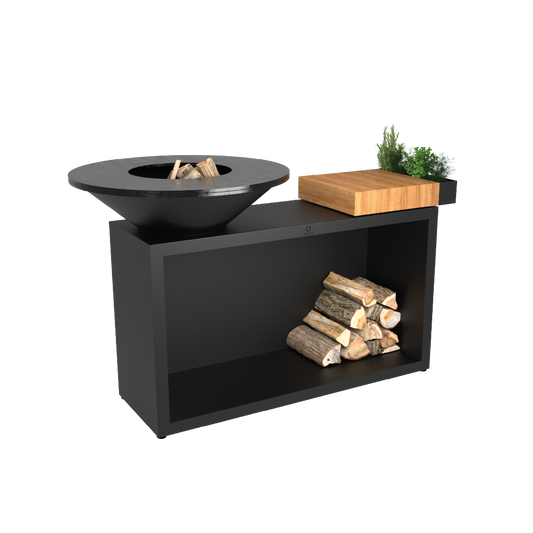 OFYR Island Black 85 Teak Hout