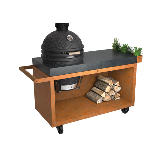 OFYR Kamado Table Corten 135 PRO The Bastard