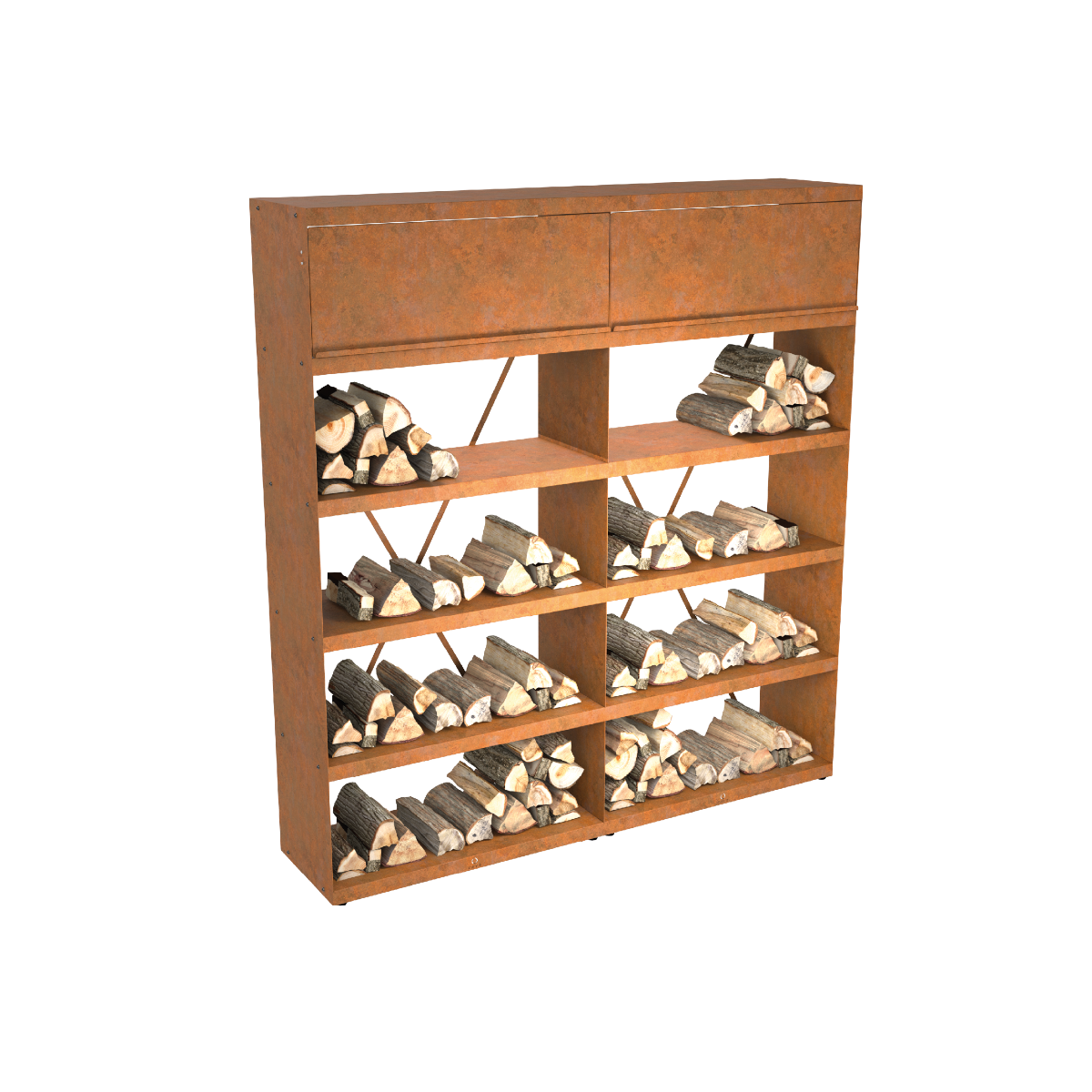 OFYR Wood Storage Corten 200
