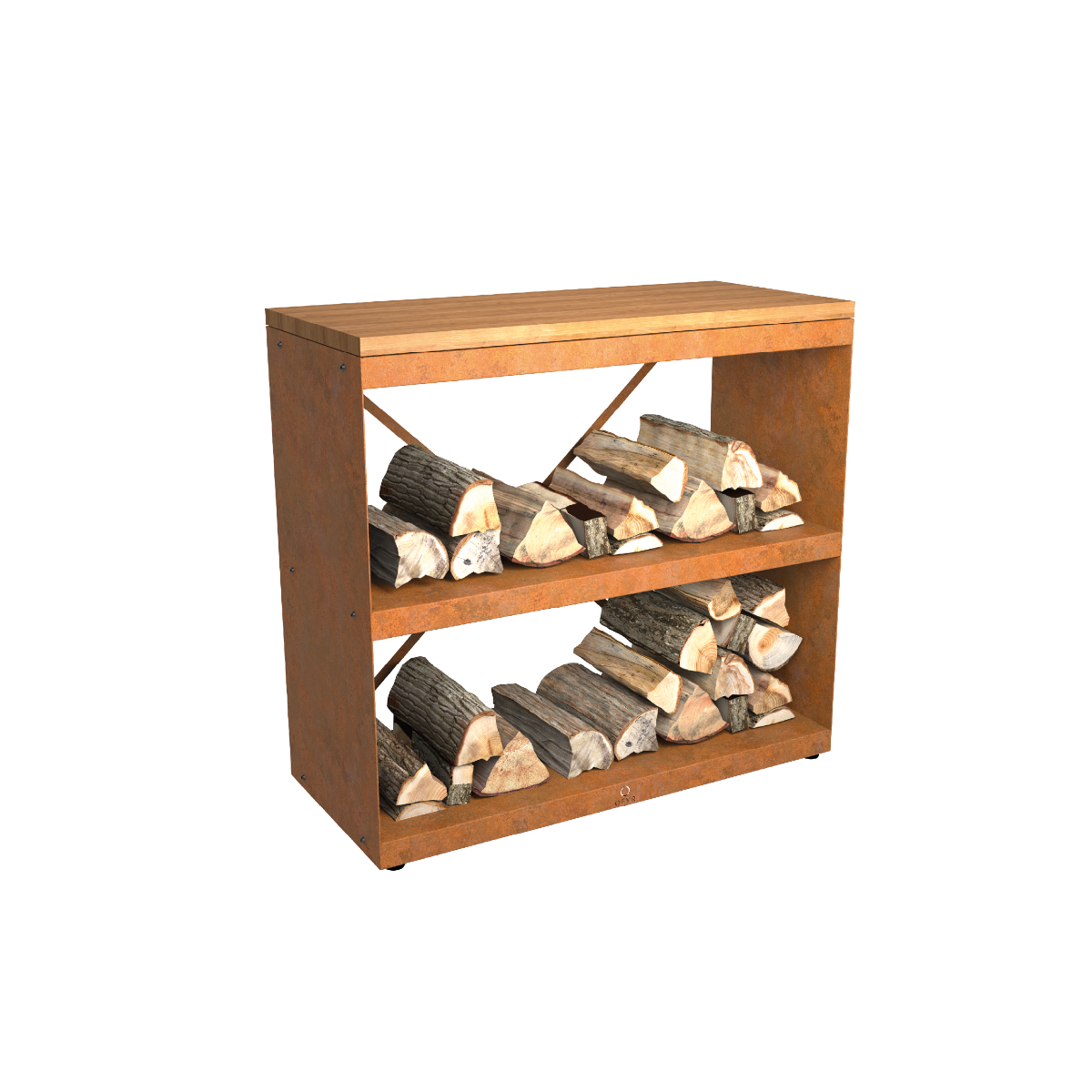 OFYR Wood Storage Corten Dressoir